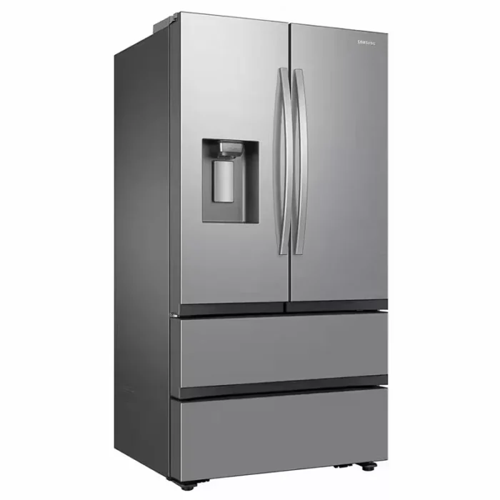 Samsung 25 cu. ft. Mega Capacity Counter Depth 4-Door French Door Refrigerator with Four Types of Ice in Stainless Steel - RF26CG7400SR